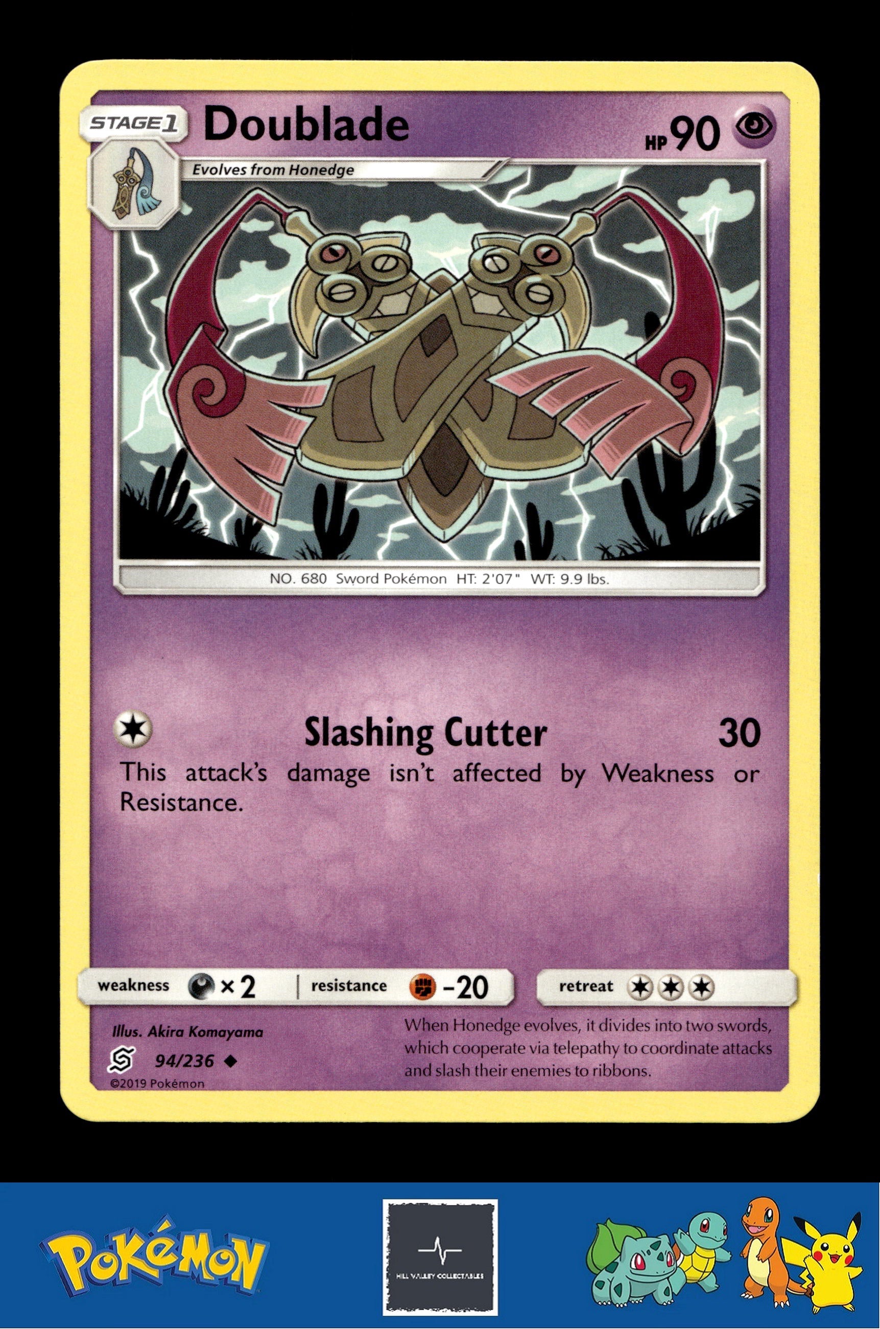 2019 Pokemon SM Unified Minds 94/236 Doublade