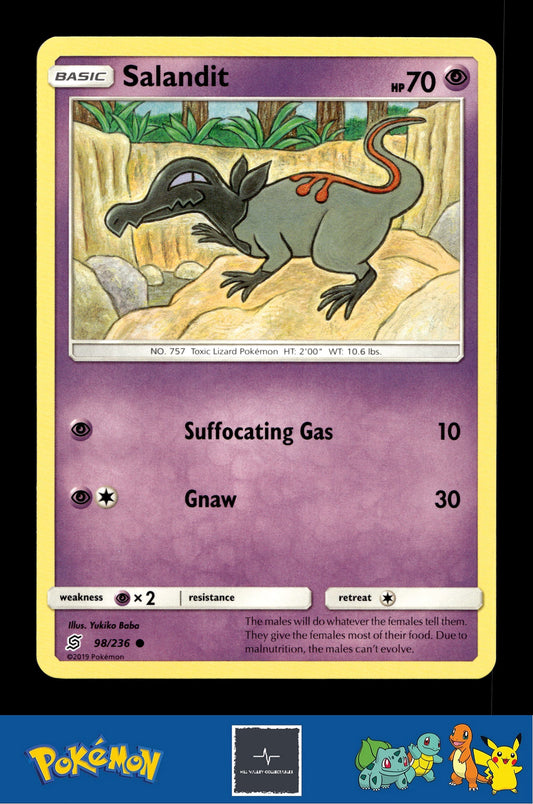 2019 Pokemon SM Unified Minds 98/236 Salandit