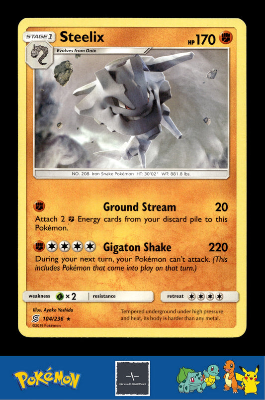 2019 Pokemon SM Unified Minds 104/236 Steelix