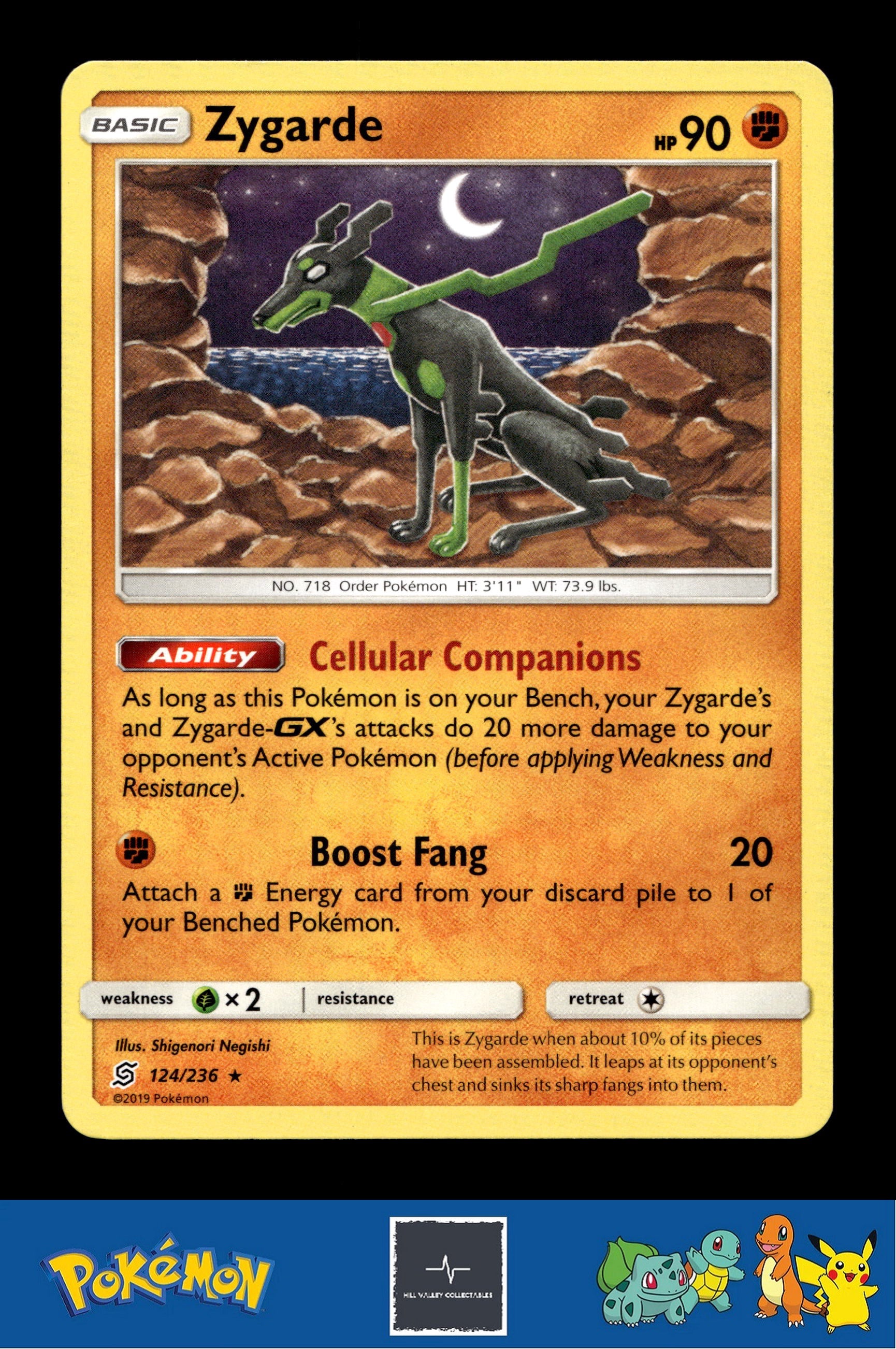 2019 Pokemon SM Unified Minds 124/236 Zygarde