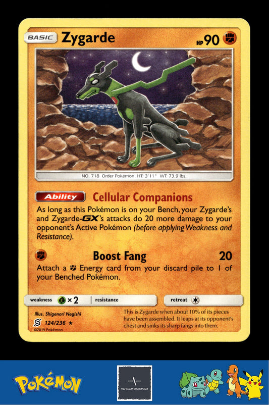 2019 Pokemon SM Unified Minds 124/236 Zygarde