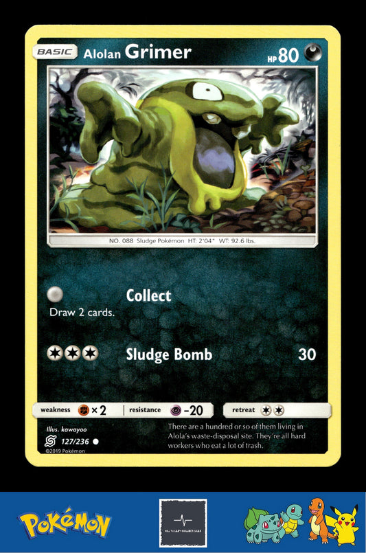 2019 Pokemon SM Unified Minds 127/236 Alolan Grimer