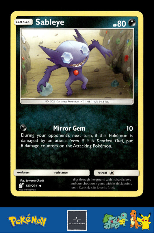 2019 Pokemon SM Unified Minds 133/236 Sableye