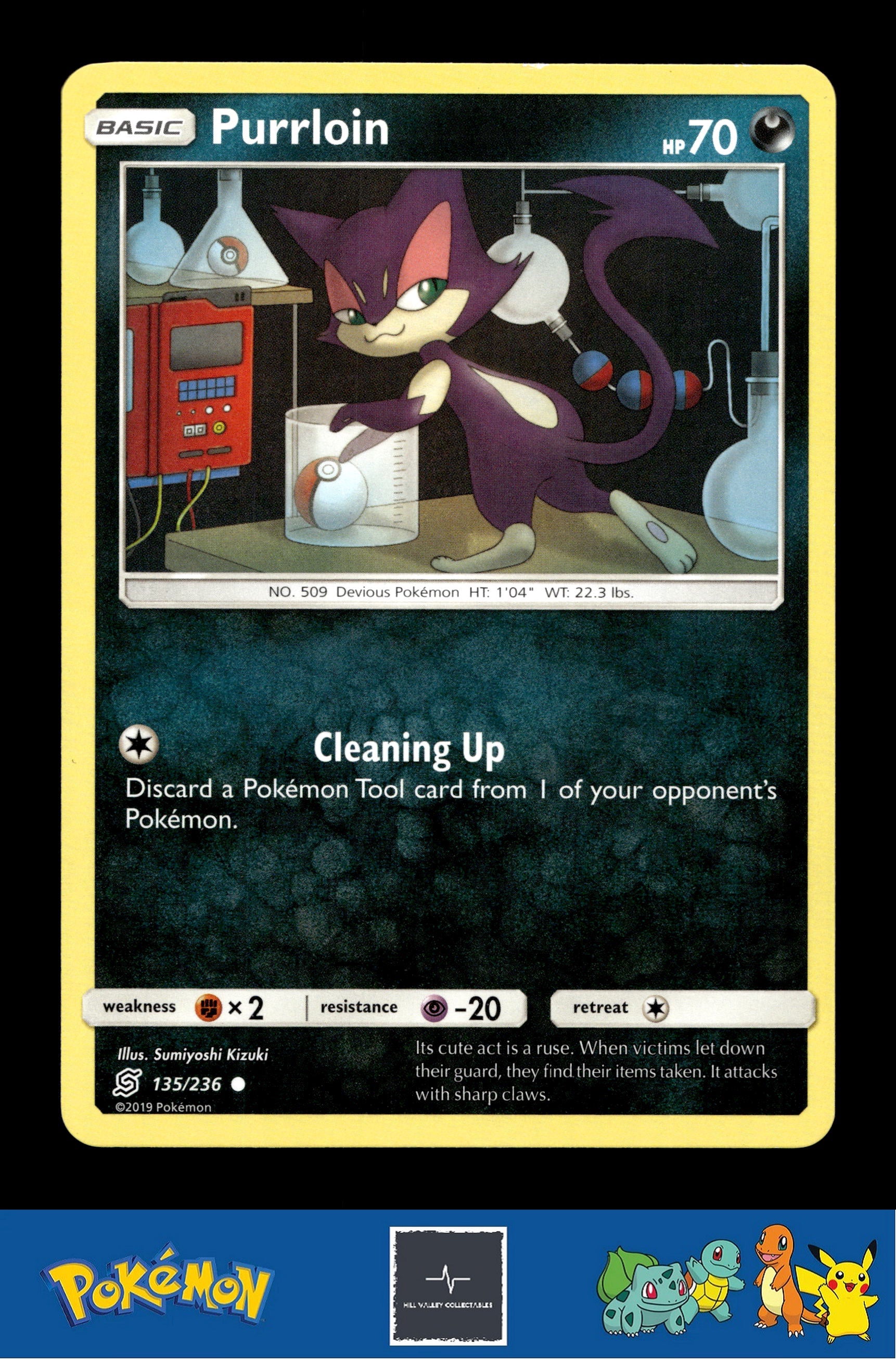 2019 Pokemon SM Unified Minds Purrloin