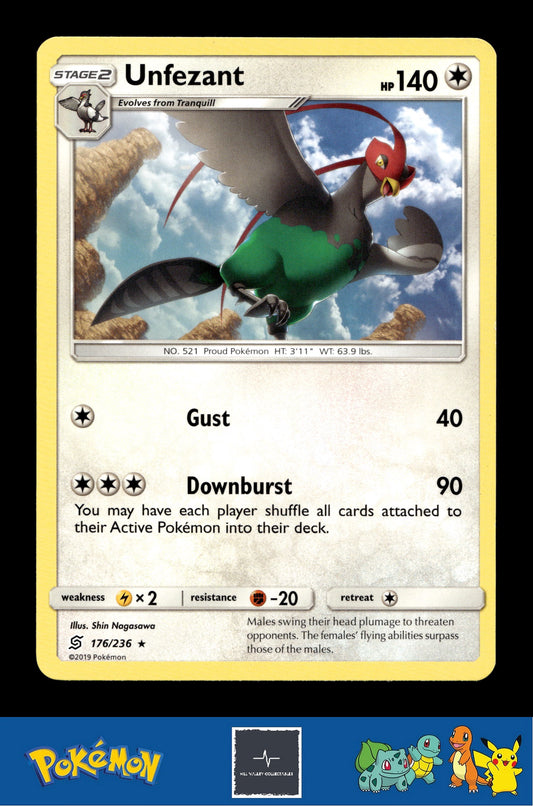 2019 Pokemon SM Unified Minds 176/236 Unfezant