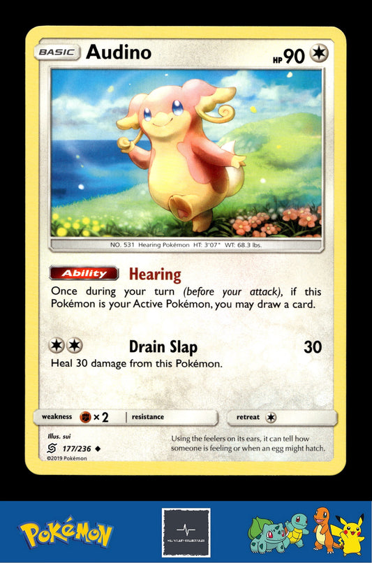 2019 Pokemon SM Unified Minds 177/236 Audino