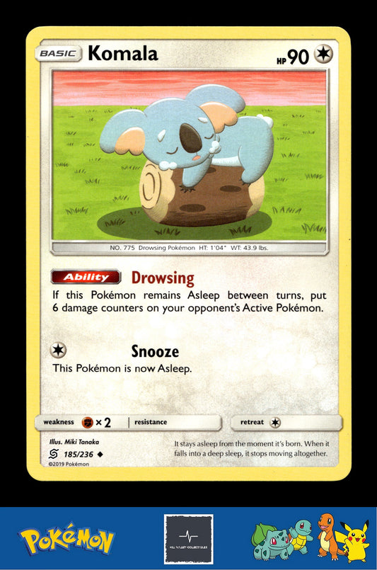 2019 Pokemon SM Unified Minds 185/236 Komala