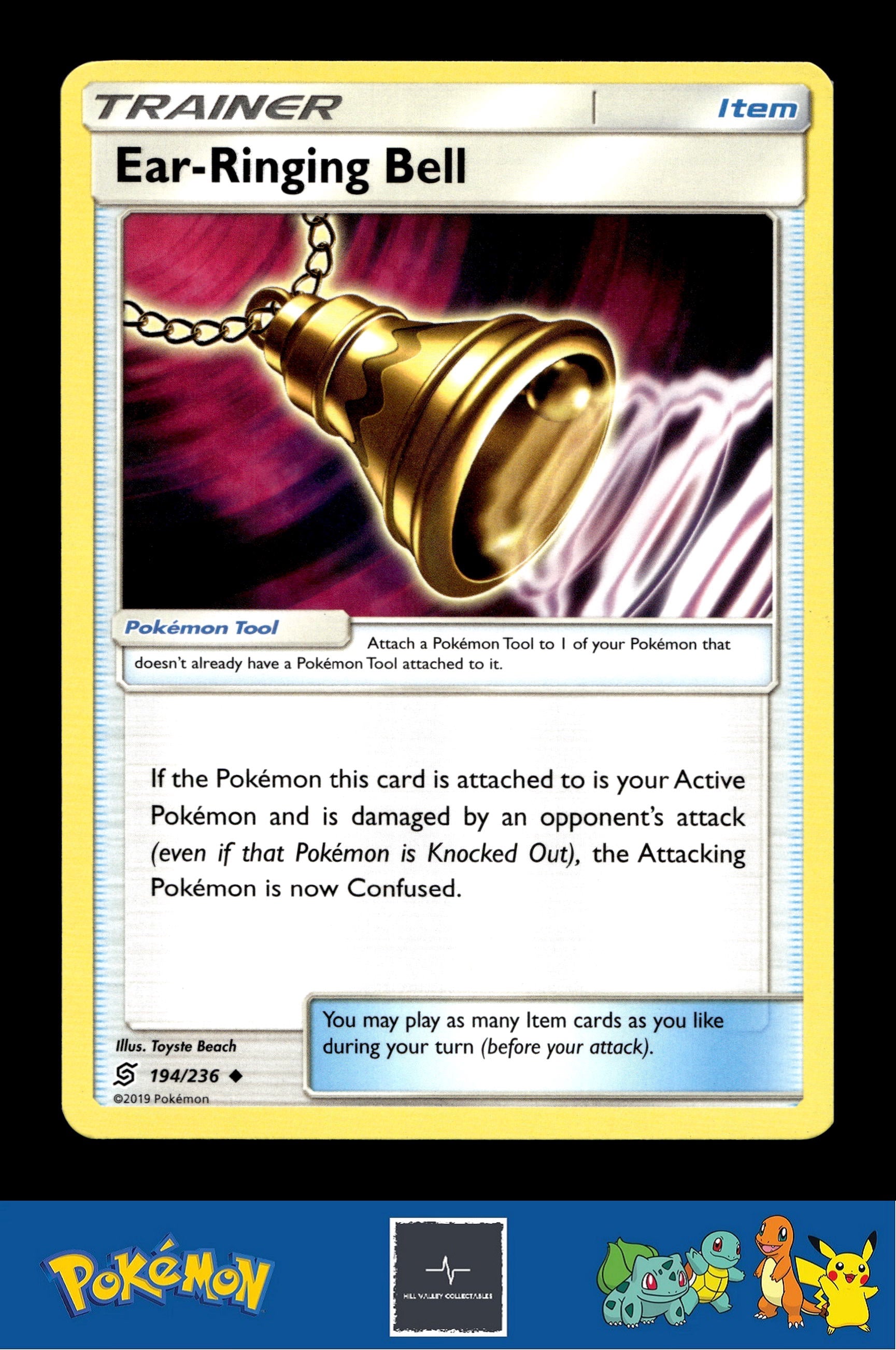 2019 Pokemon SM Unified Minds 194/236 Ear-Ringing Bell