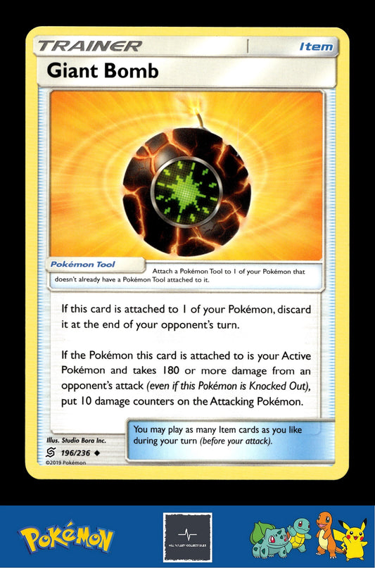 2019 Pokemon SM Unified Minds 196/236 Giant Bomb