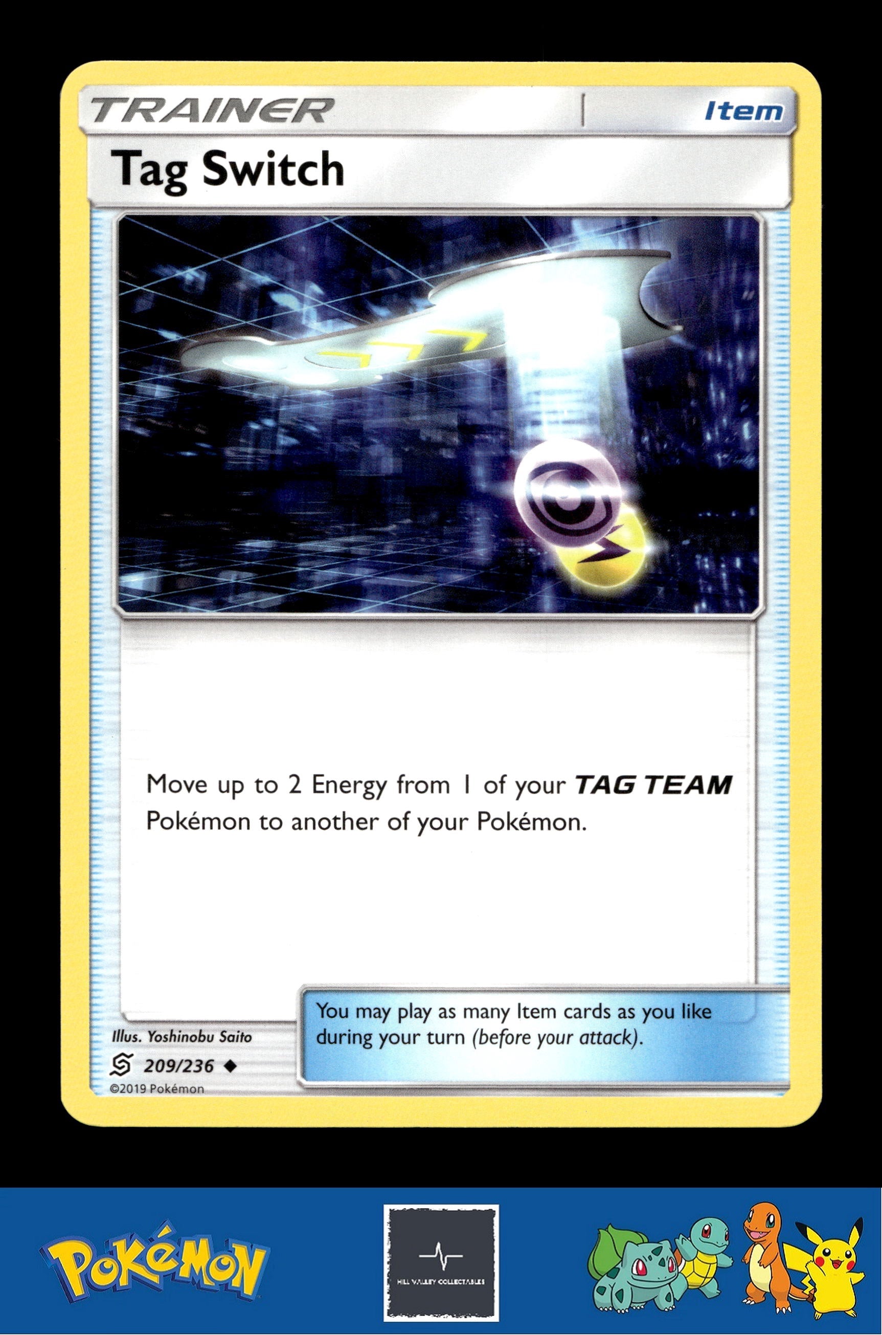 2019 Pokemon SM Unified Minds 209/236 Tag Switch