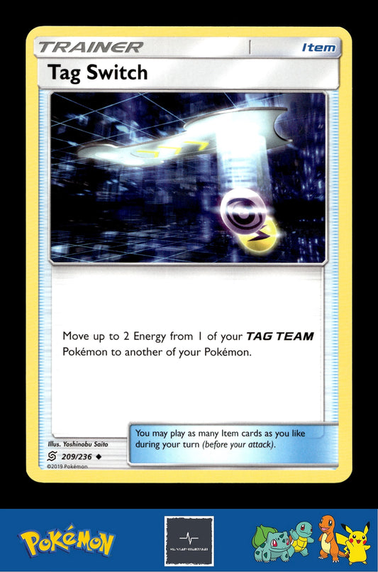 2019 Pokemon SM Unified Minds 209/236 Tag Switch