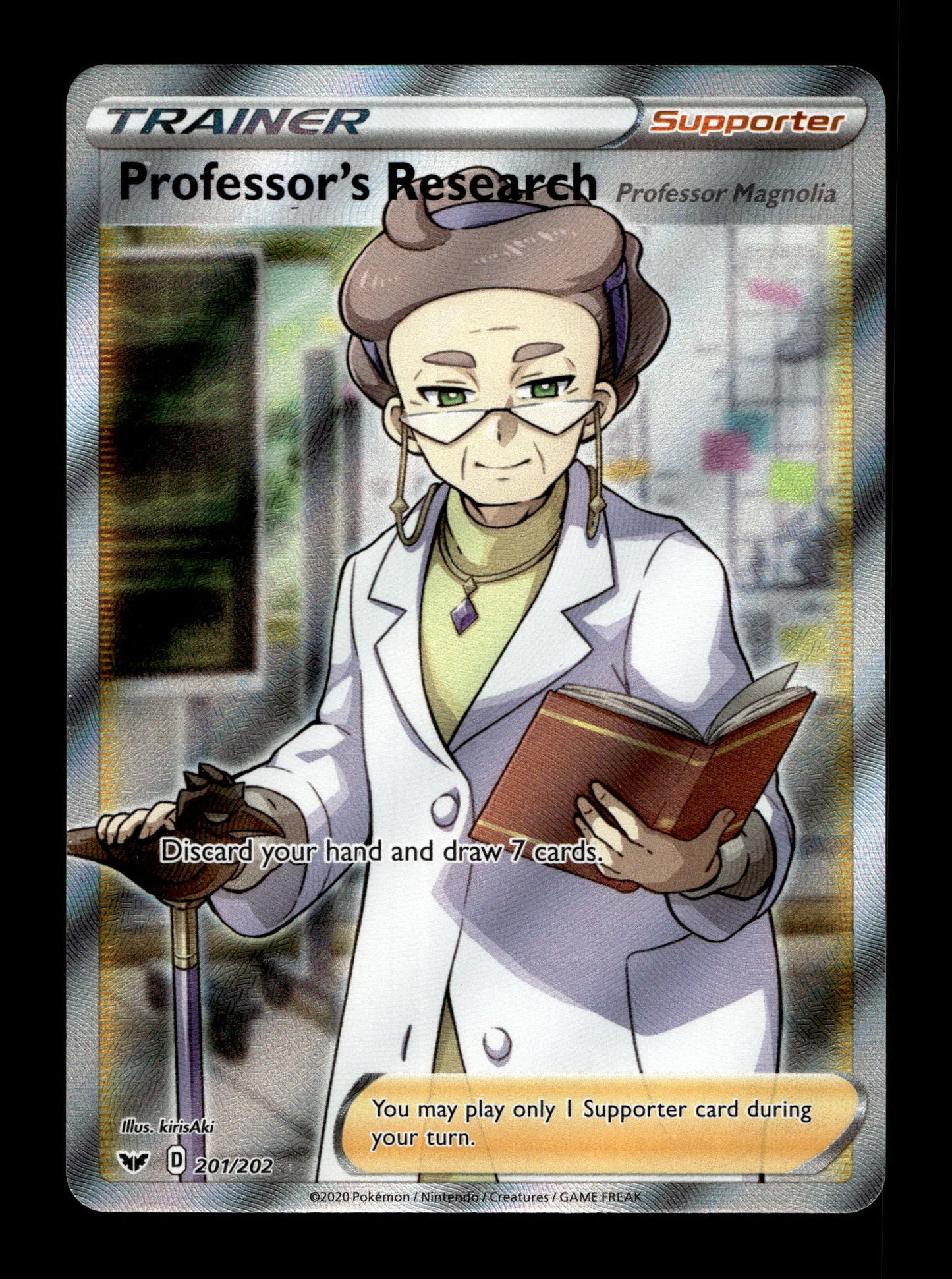 2020 Pokemon SWSH Sword & Shield Base Set 201/202 Professor's Research