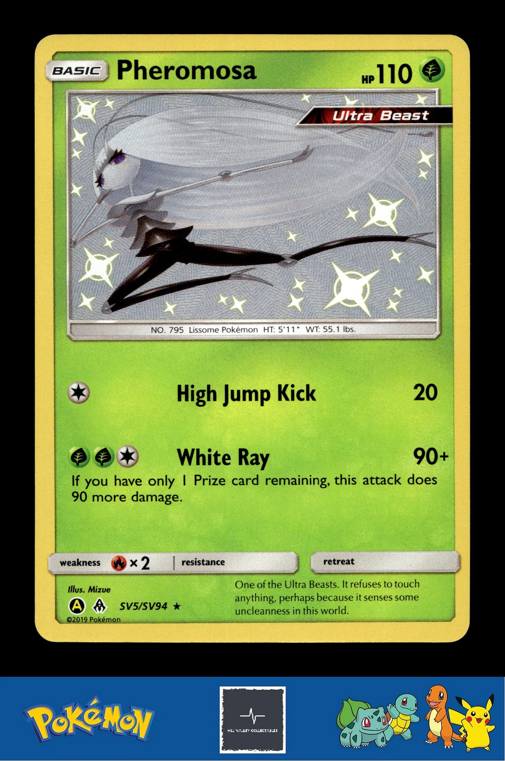 2019 Pokemon SM Hidden Fates SV5/SV94 Pheromosa