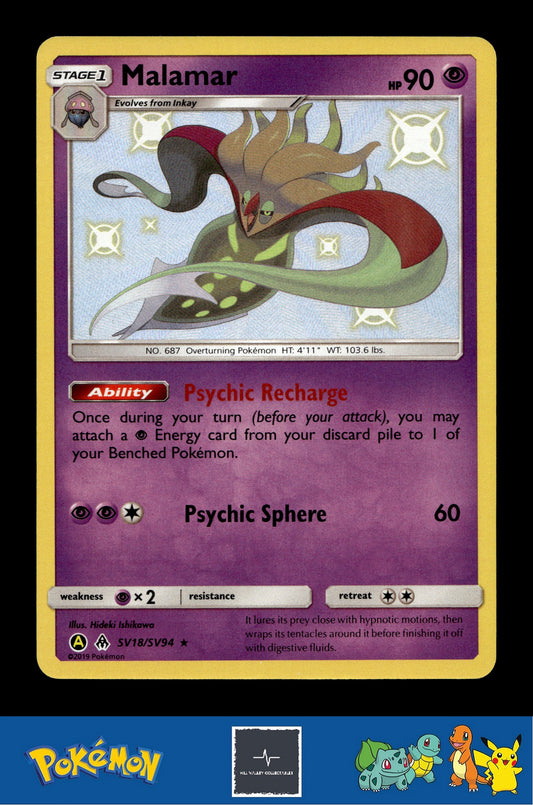 2019 Pokemon SM Hidden Fates SV18/SV94 Malamar