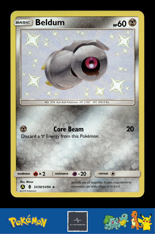 2019 Pokemon SM Hidden Fates SV30/SV94 Beldum