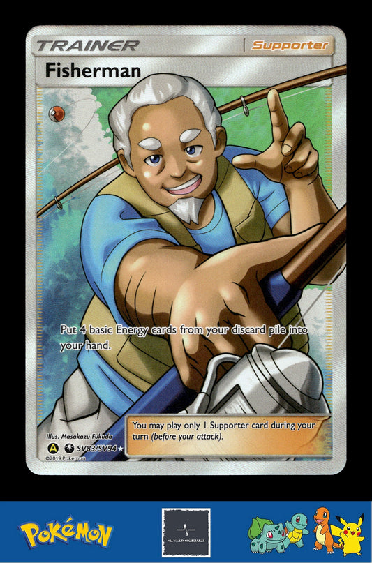 2019 Pokemon SM Hidden Fates SV83/SV94 Fisherman