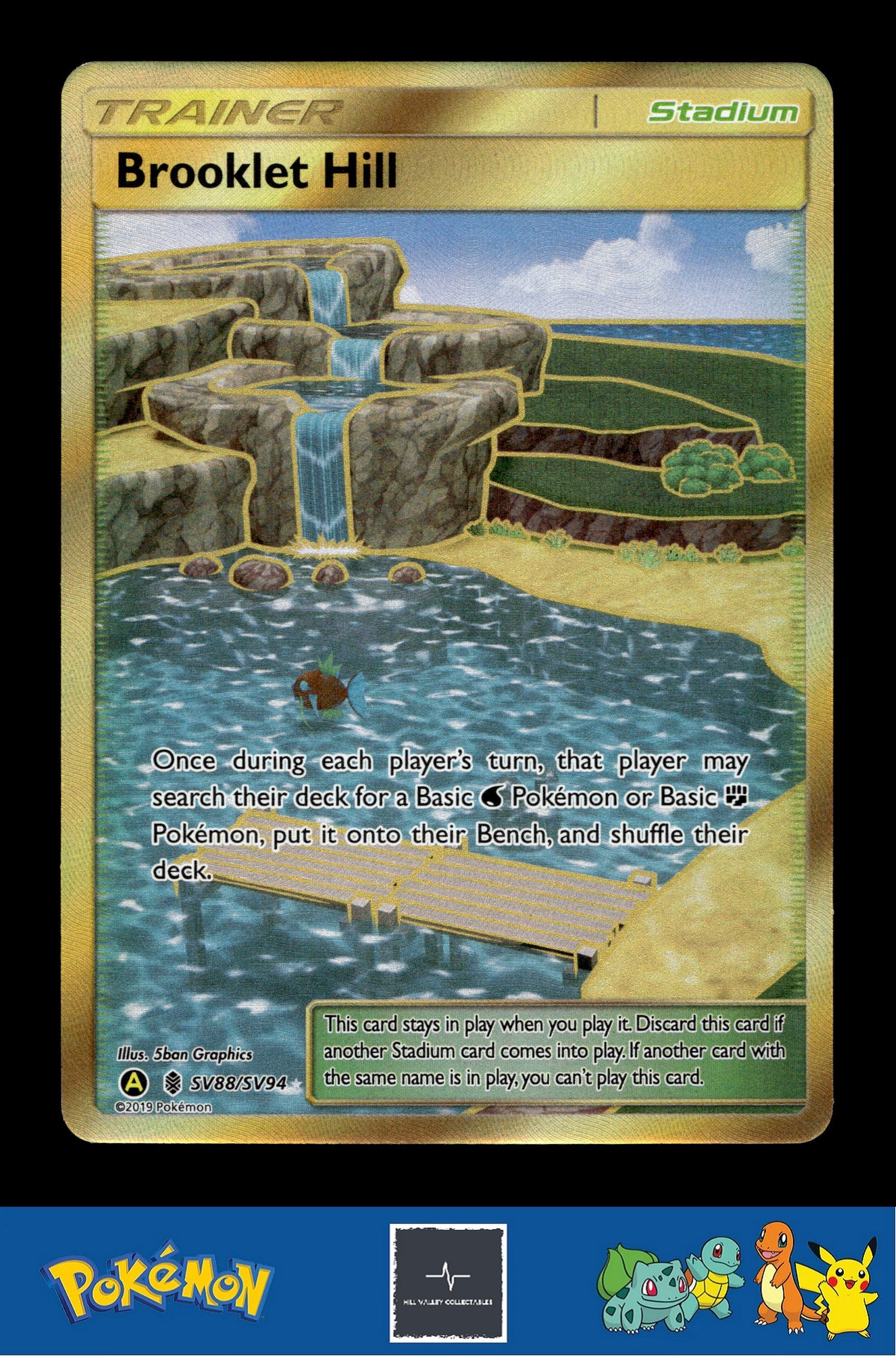 2019 Pokemon SM Hidden Fates SV88/SV94 Brooklet Hill