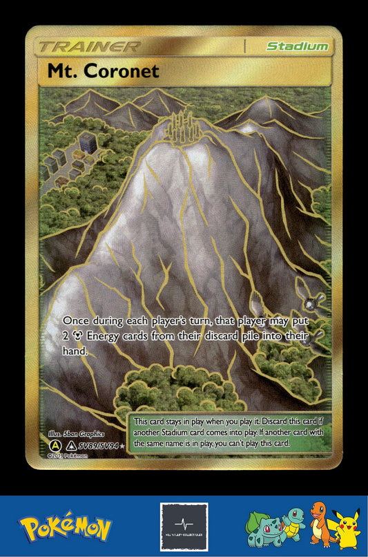 2019 Pokemon SM Hidden Fates SV89/SV94 Mt. Coronet