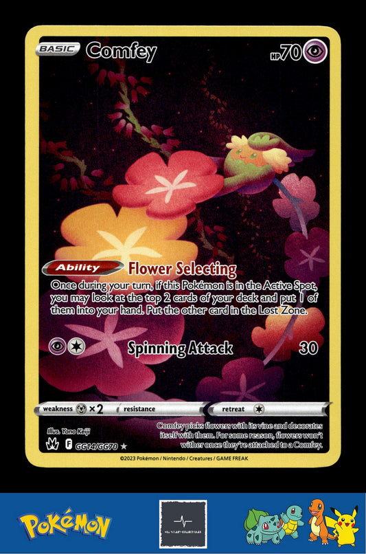 2023 Pokemon SWSH Crown Zenith GG14/GG70 Comfey