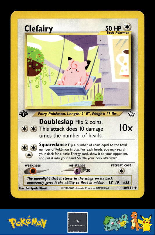 2000 Pokemon WotC Neo Genesis 30/111 Clefairy 1st Ed