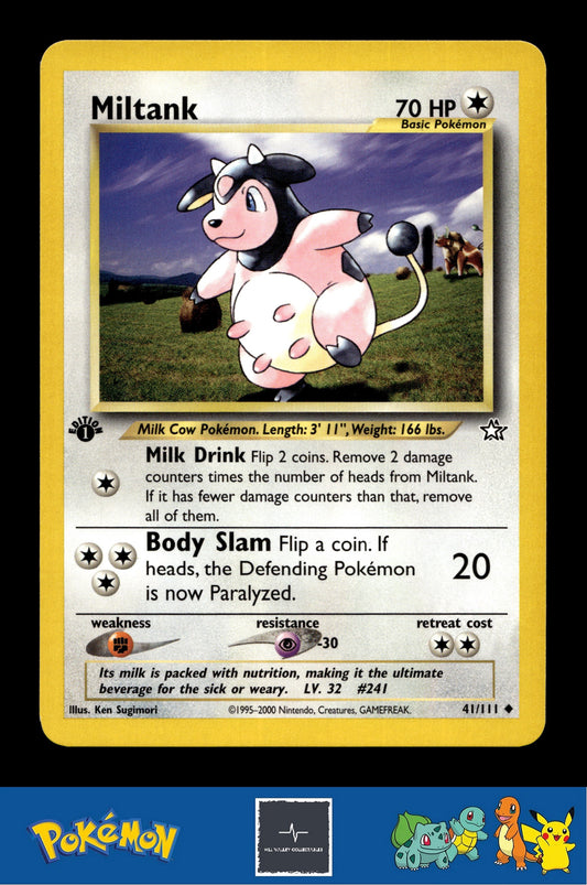2000 Pokemon WotC Neo Genesis 41/111 Miltank (Sugimori) 1st Ed