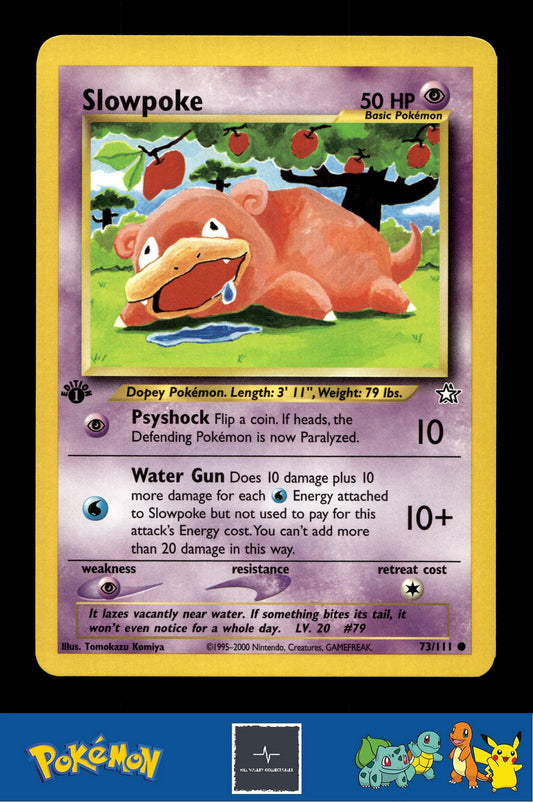 2000 Pokemon WotC Neo Genesis 73/111 Slowpoke (Komiya) 1st Ed