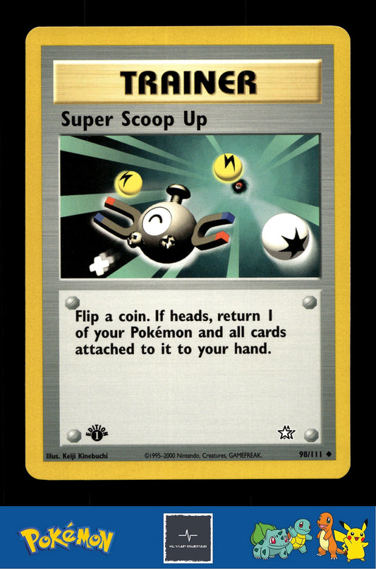 2000 Pokemon WotC Neo Genesis 98/111 Super Scoop Up 1st Ed