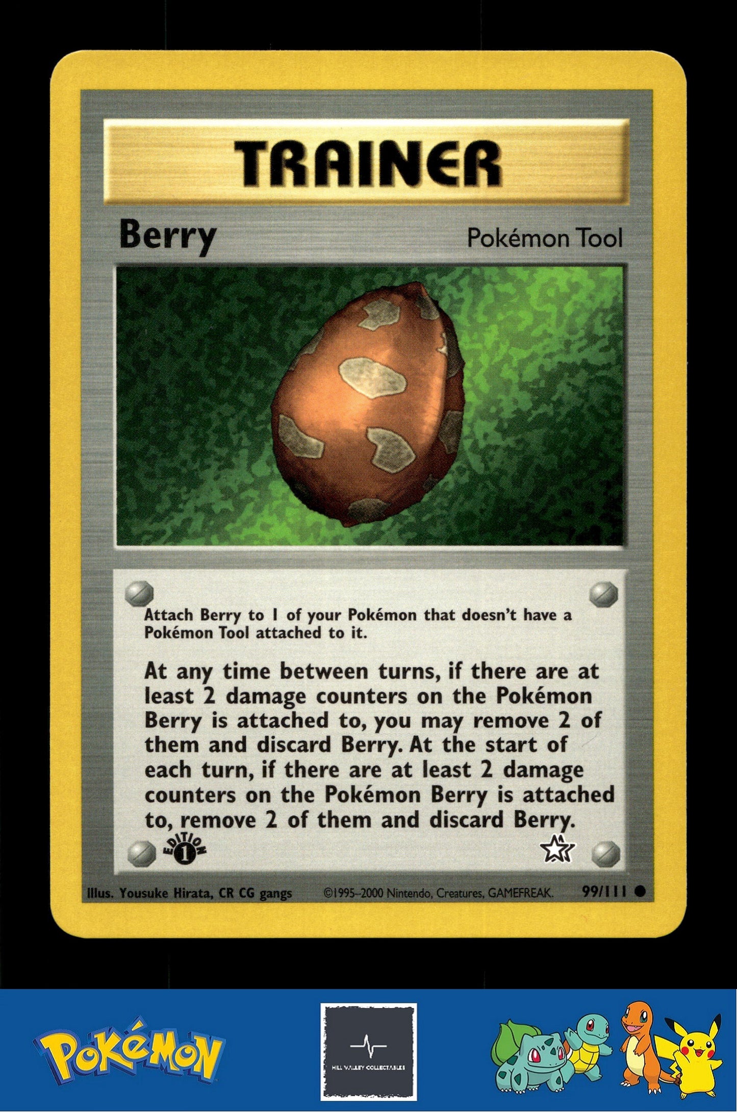 2000 Pokemon WotC Neo Genesis 99/111 Berry 1st Ed