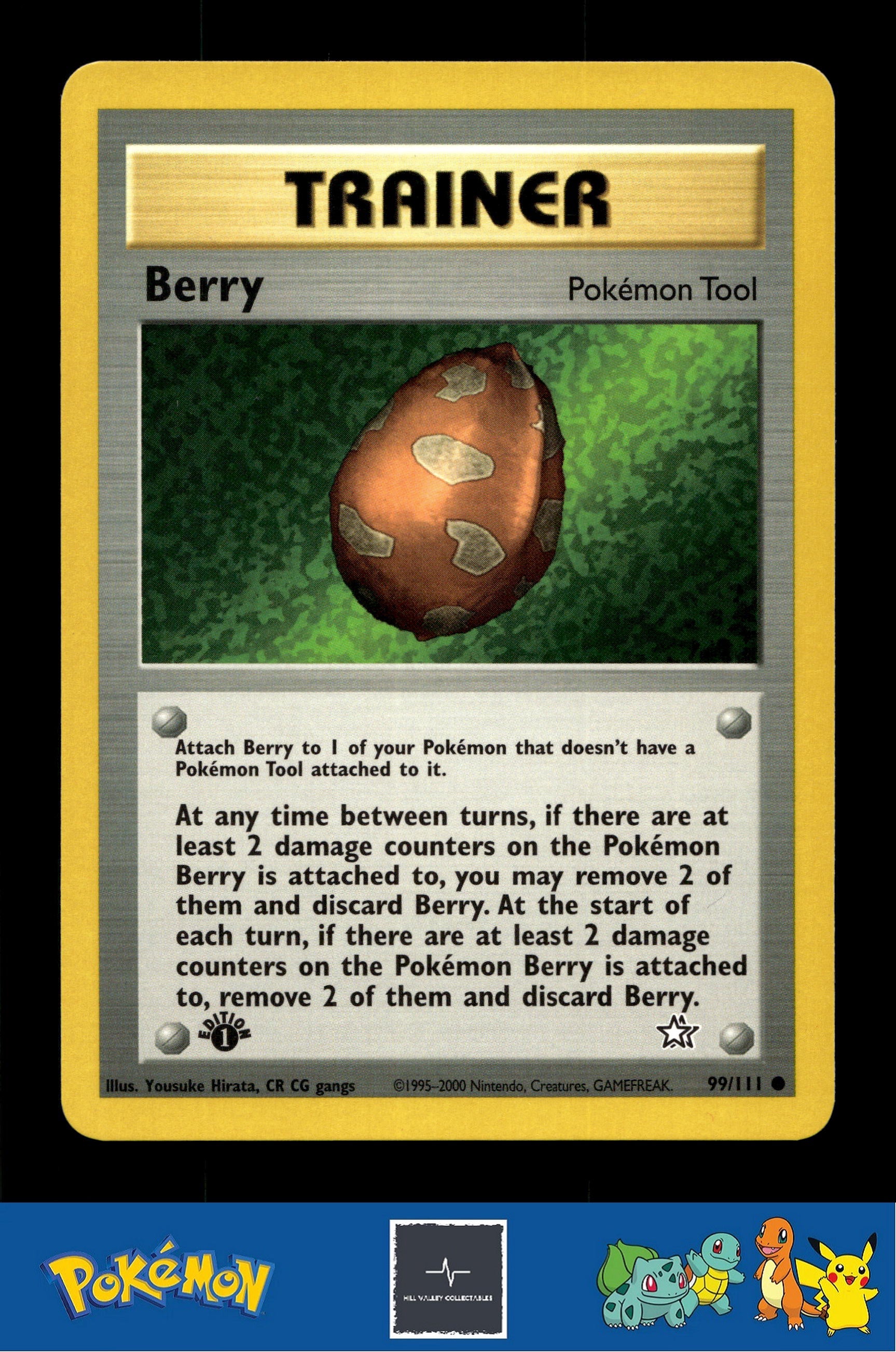 2000 Pokemon WotC Neo Genesis 99/111 Berry 1st Ed