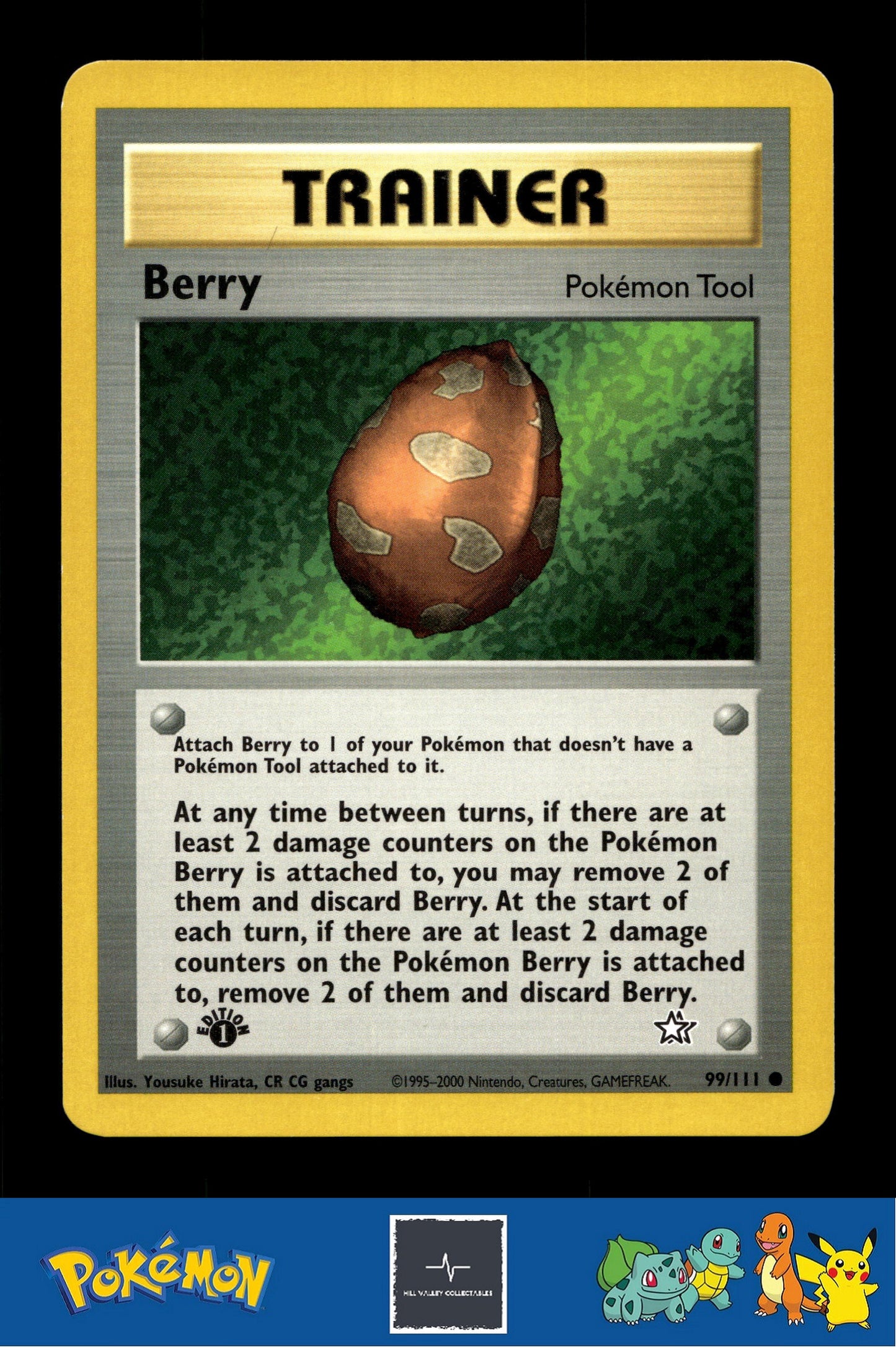 2000 Pokemon WotC Neo Genesis 99/111 Berry 1st Ed