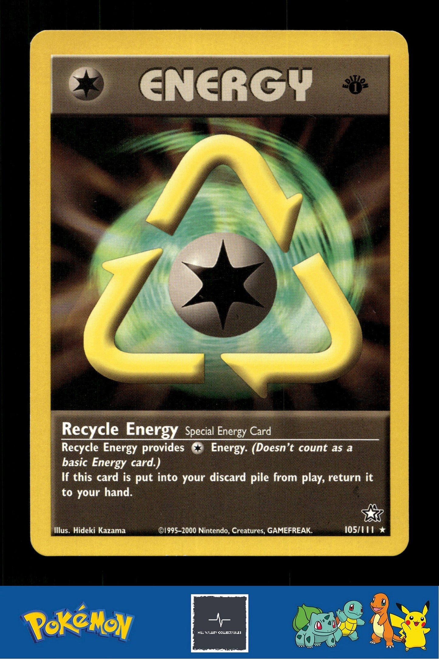 2000 Pokemon WotC Neo Genesis 105/111 Recycle Energy 1st Ed