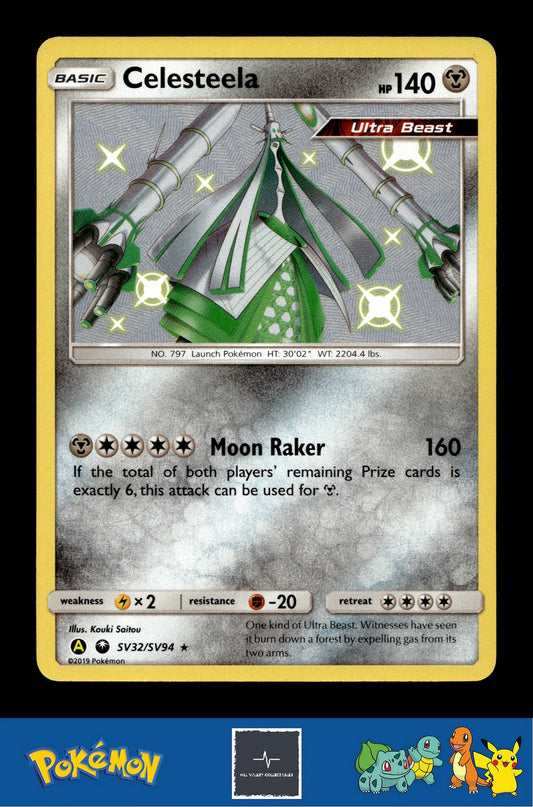 2019 Pokemon SM Hidden Fates SV32/SV94 Celesteela