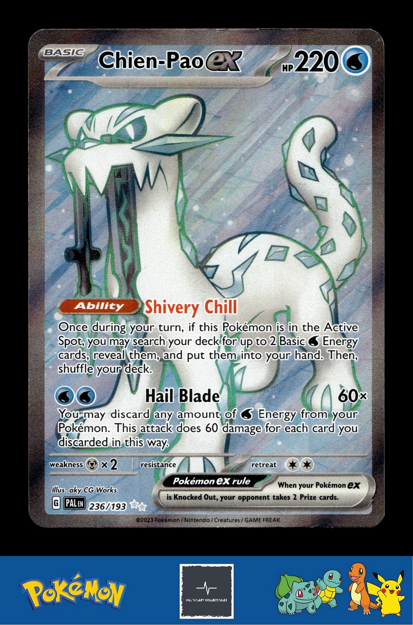 Pokemon PALen Paldea Evolved 236/193 Chien-Pao ex
