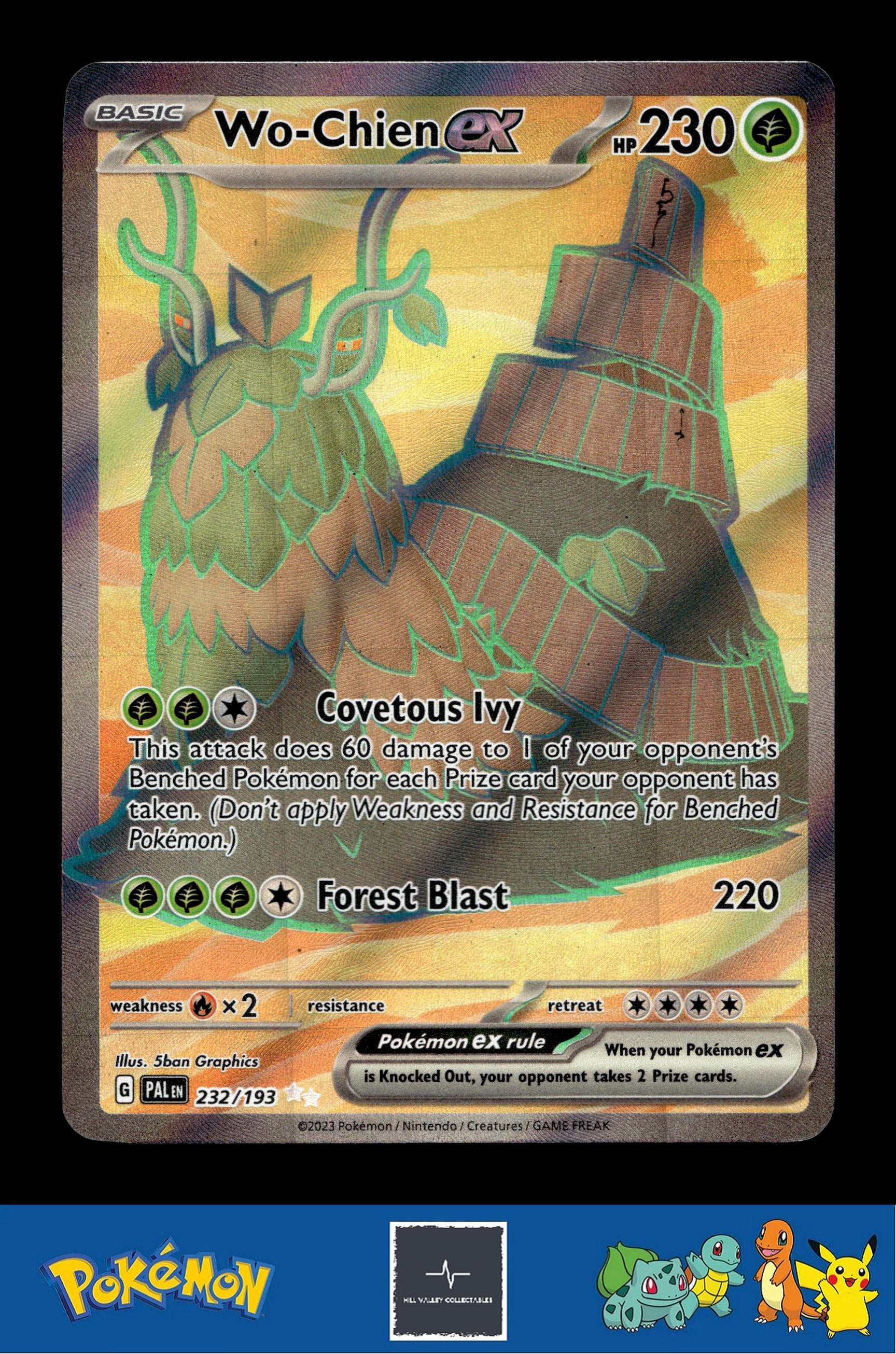 Pokemon PALen Paldea Evolved 232/193 Wo-Chien ex