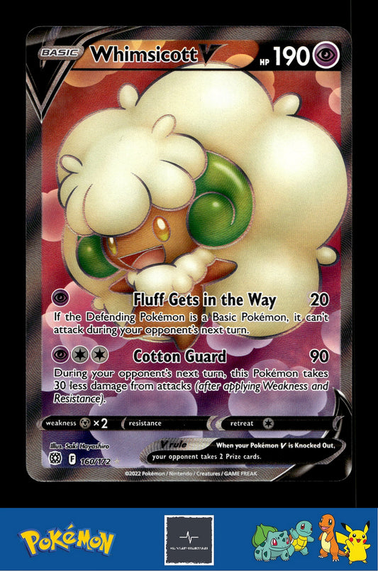 2021 Pokemon SWSH Brilliant Stars 160/172 Whimsicott