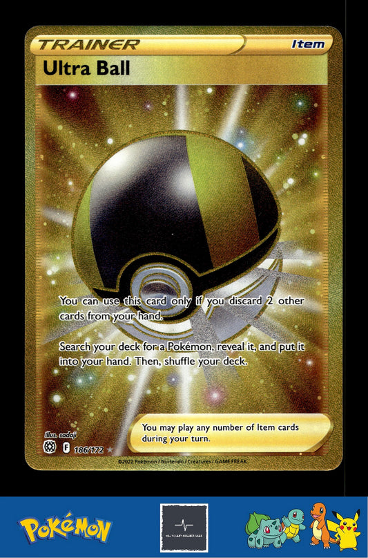2021 Pokemon SWSH Brilliant Stars 186/172 Ultra Ball