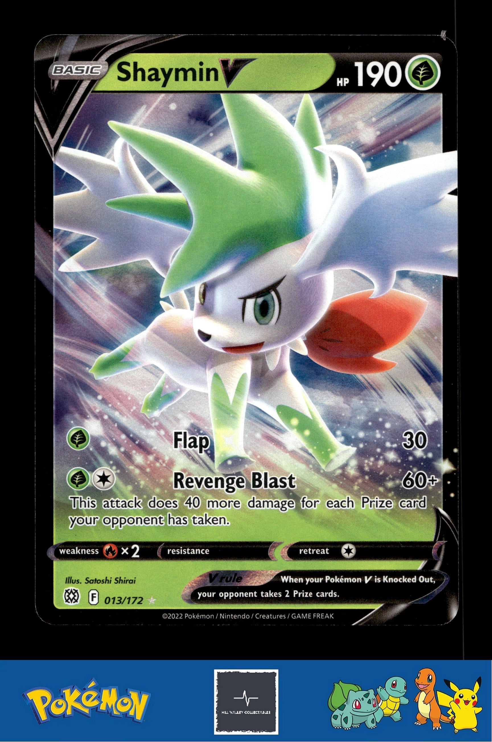 2021 Pokemon SWSH Brilliant Stars 013/172 Shaymin V