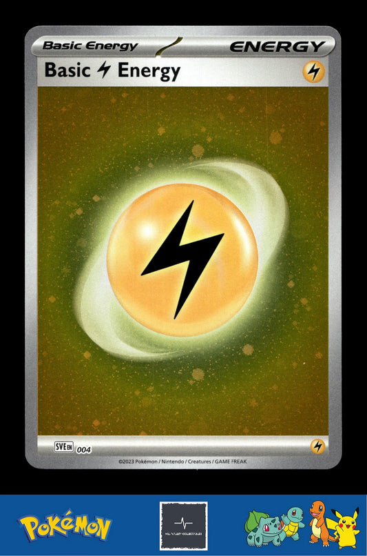 2023 Pokemon SVIen 151 Cosmos Holo 004 Basic Lightning Energy