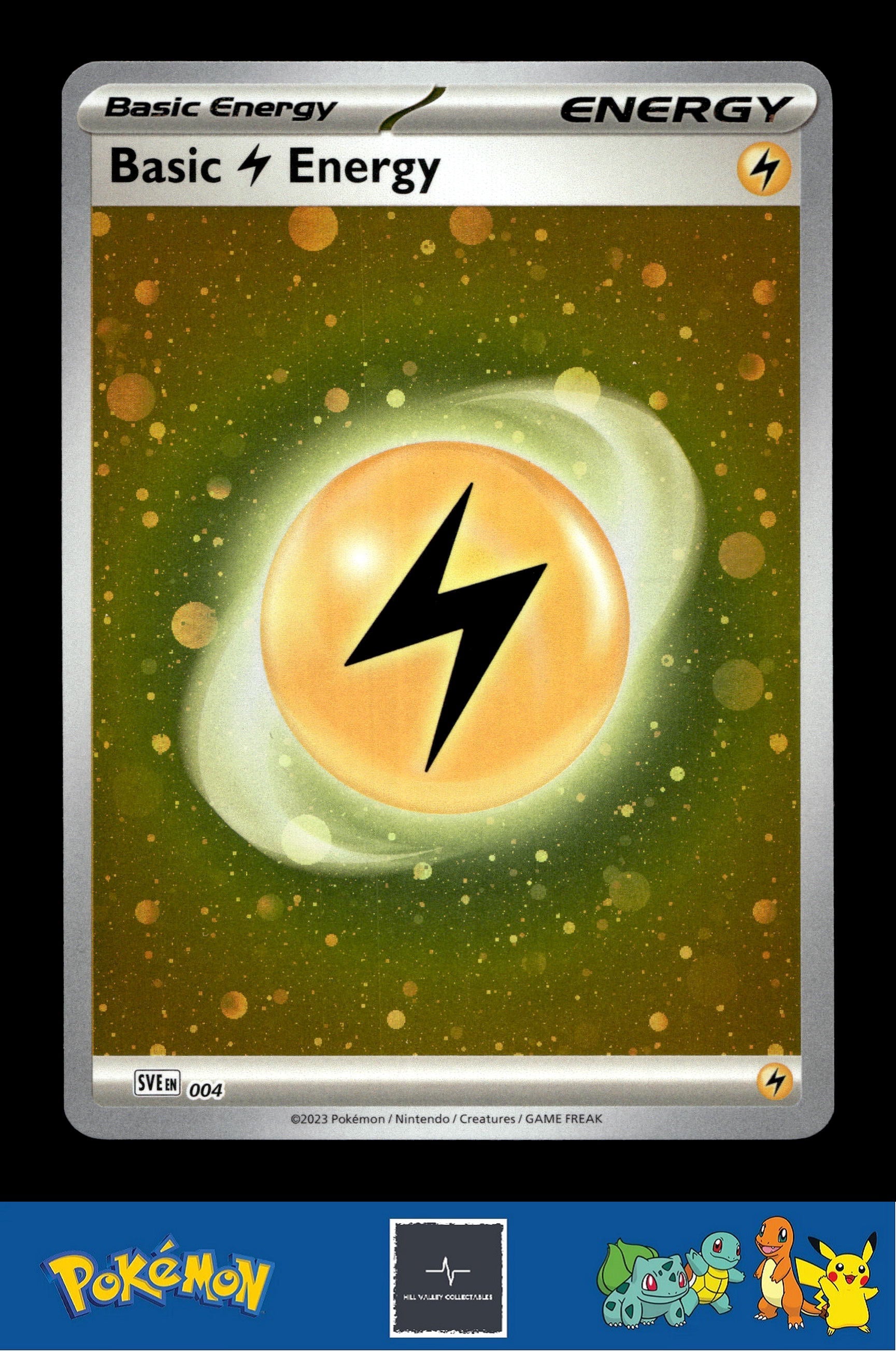 2023 Pokemon SVIen 151 Cosmos Holo 004 Basic Lightning Energy