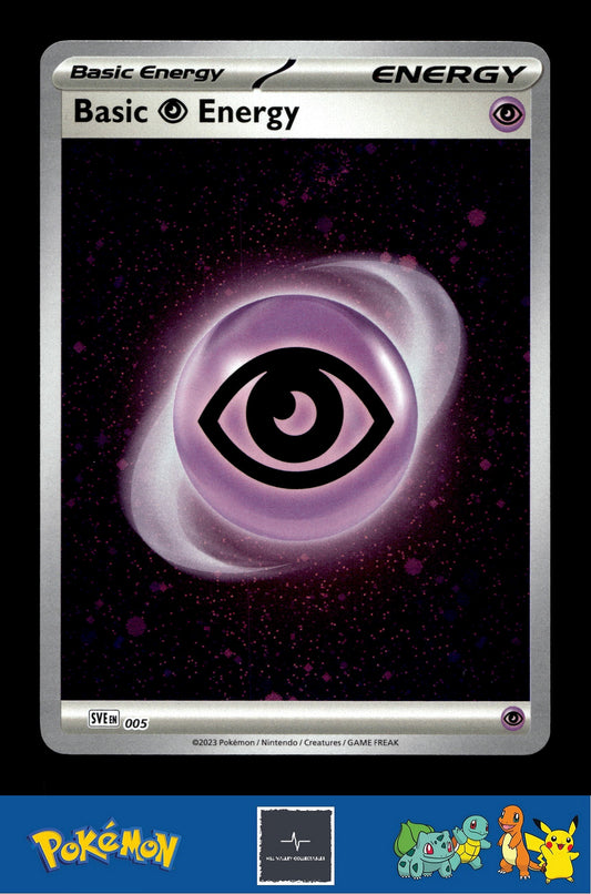 2023 Pokemon SVIen 151 Cosmos Holo 005 Basic Psychic Energy 1 SWIRL