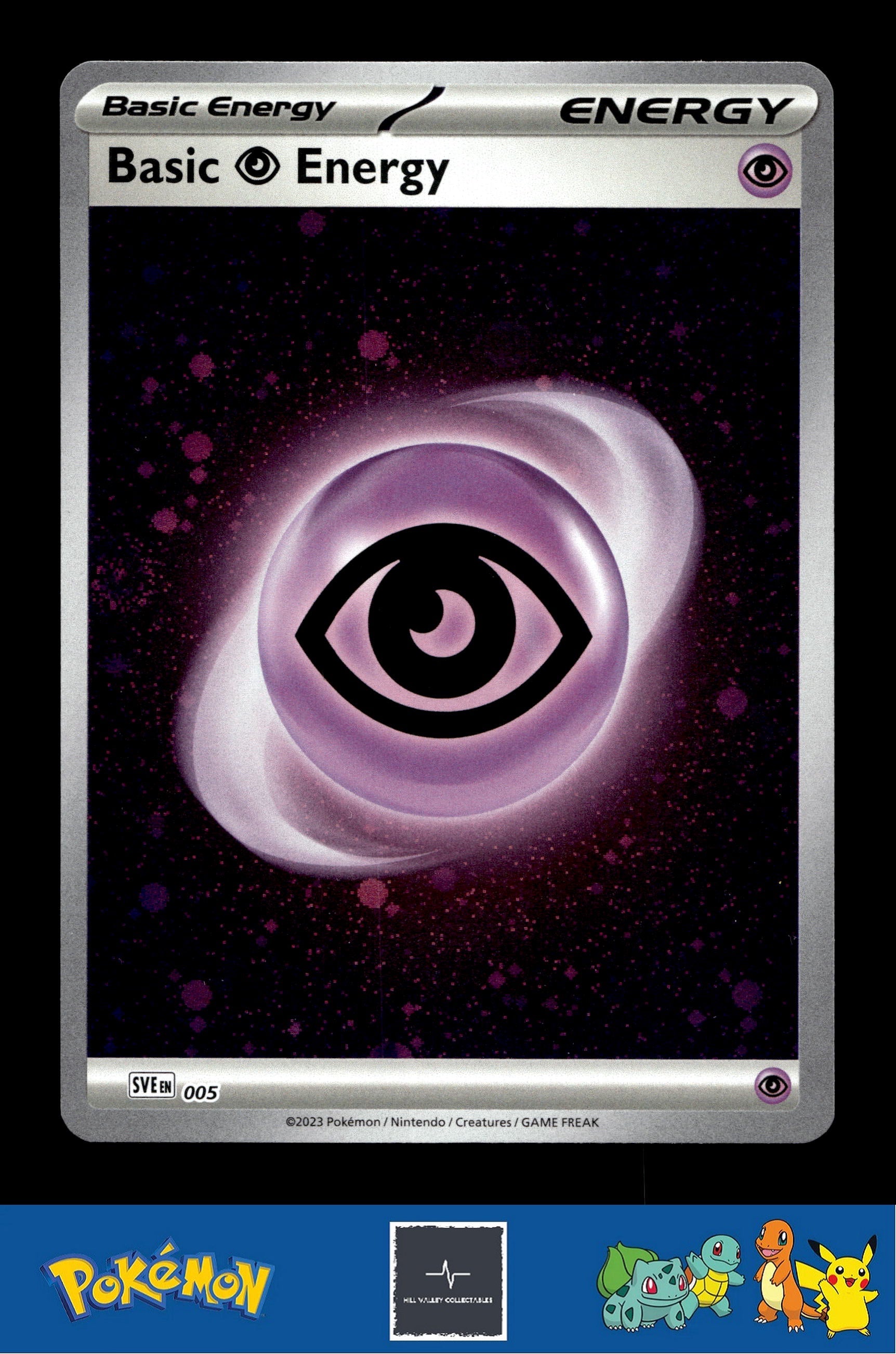 2023 Pokemon SVIen 151 Cosmos Holo 005 Basic Psychic Energy 1 SWIRL