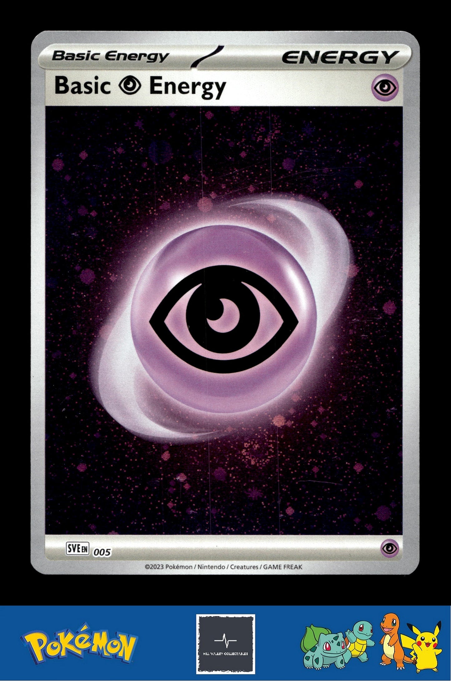 2023 Pokemon SVIen 151 Cosmos Holo 005 Basic Psychic Energy 2 SWIRLS