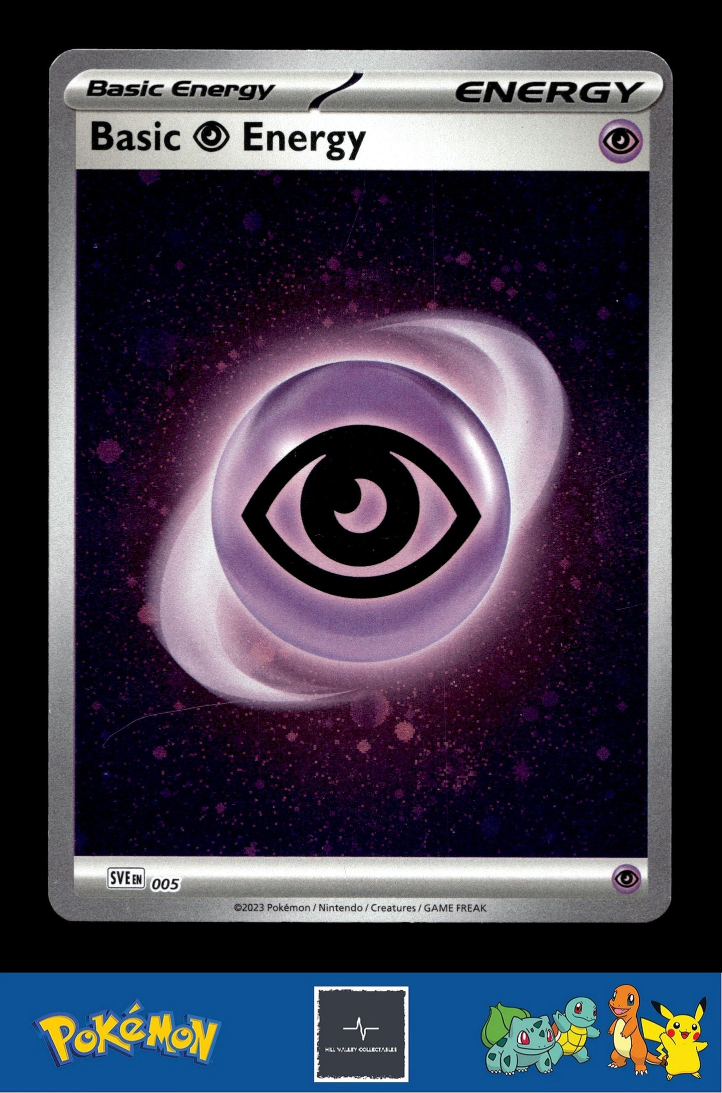 2023 Pokemon SVIen 151 Cosmos Holo 005 Basic Psychic Energy 1 SWIRL