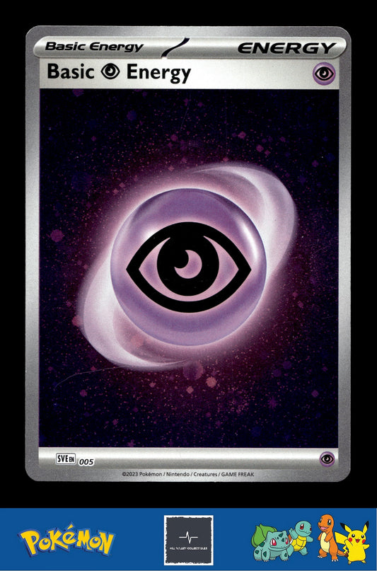 2023 Pokemon SVIen 151 Cosmos Holo 005 Basic Psychic Energy 1 SWIRL