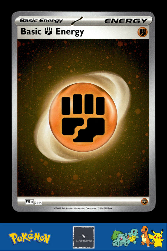 2023 Pokemon SVIen 151 Cosmos Holo 006 Basic Fighting Energy