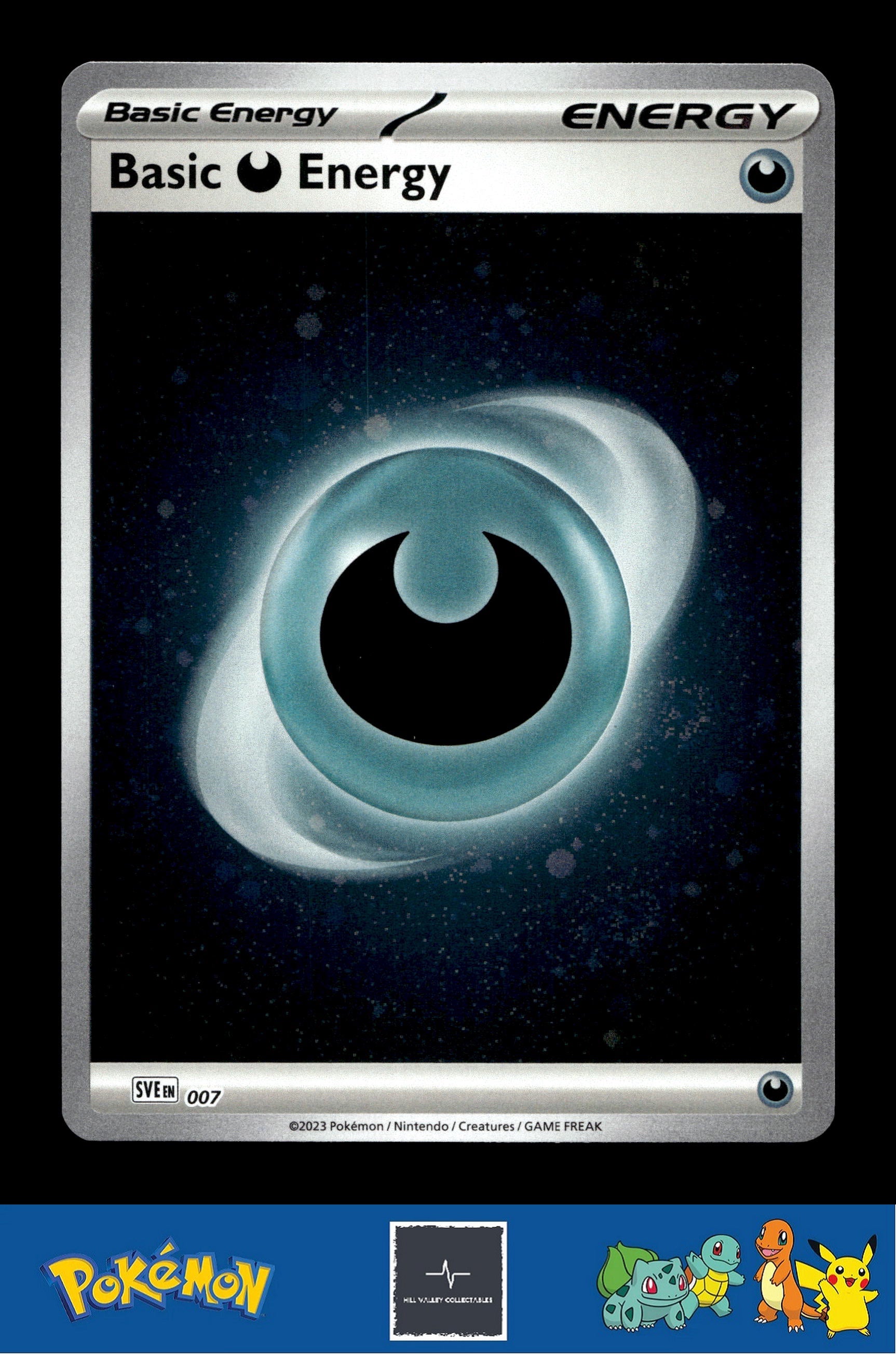 2023 Pokemon SVIen 151 Cosmos Holo 007 Basic Darkness Energy 4 SWIRLS