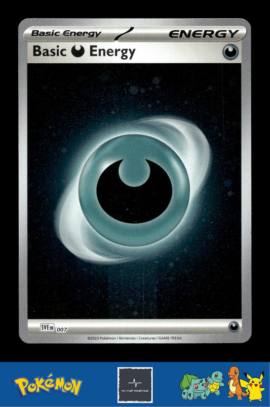 2023 Pokemon SVIen 151 Cosmos Holo 007 Basic Darkness Energy