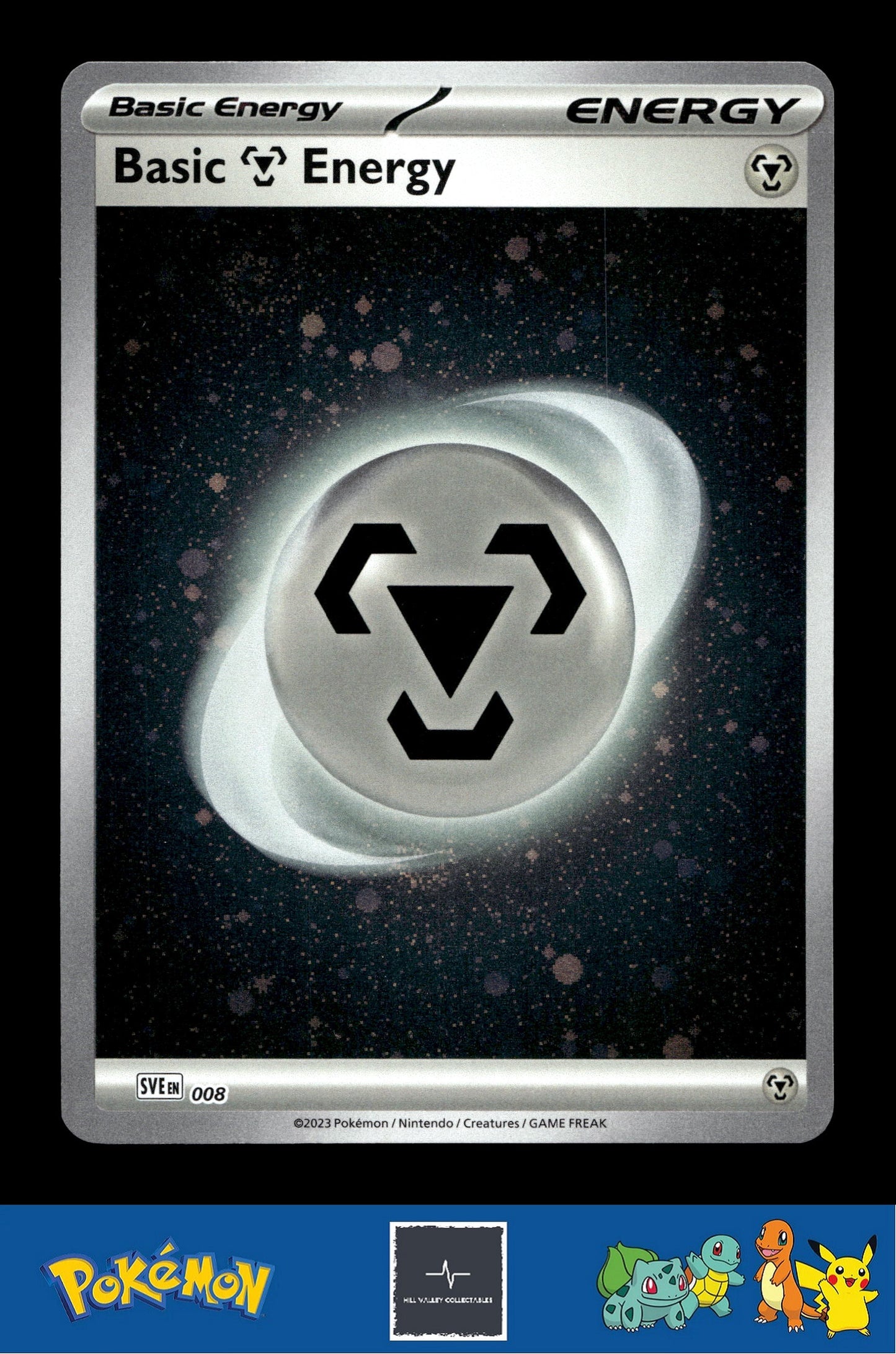 2023 Pokemon SVIen 151 Cosmos Holo 008 Basic Metal Energy 2 SWIRLS