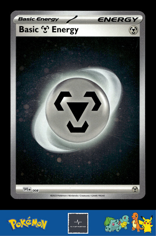 2023 Pokemon SVIen 151 Cosmos Holo 008 Basic Metal Energy