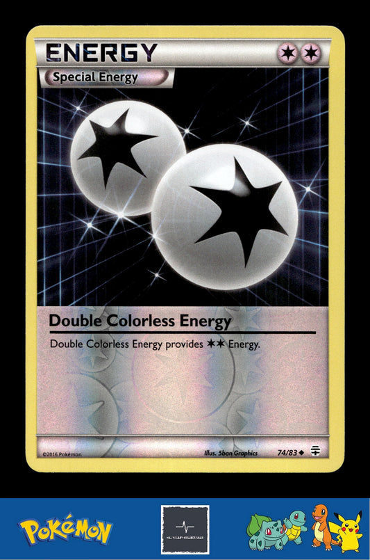 2016 Pokemon XY Generations 20th 74/83 Double Colorless Energy Reverse